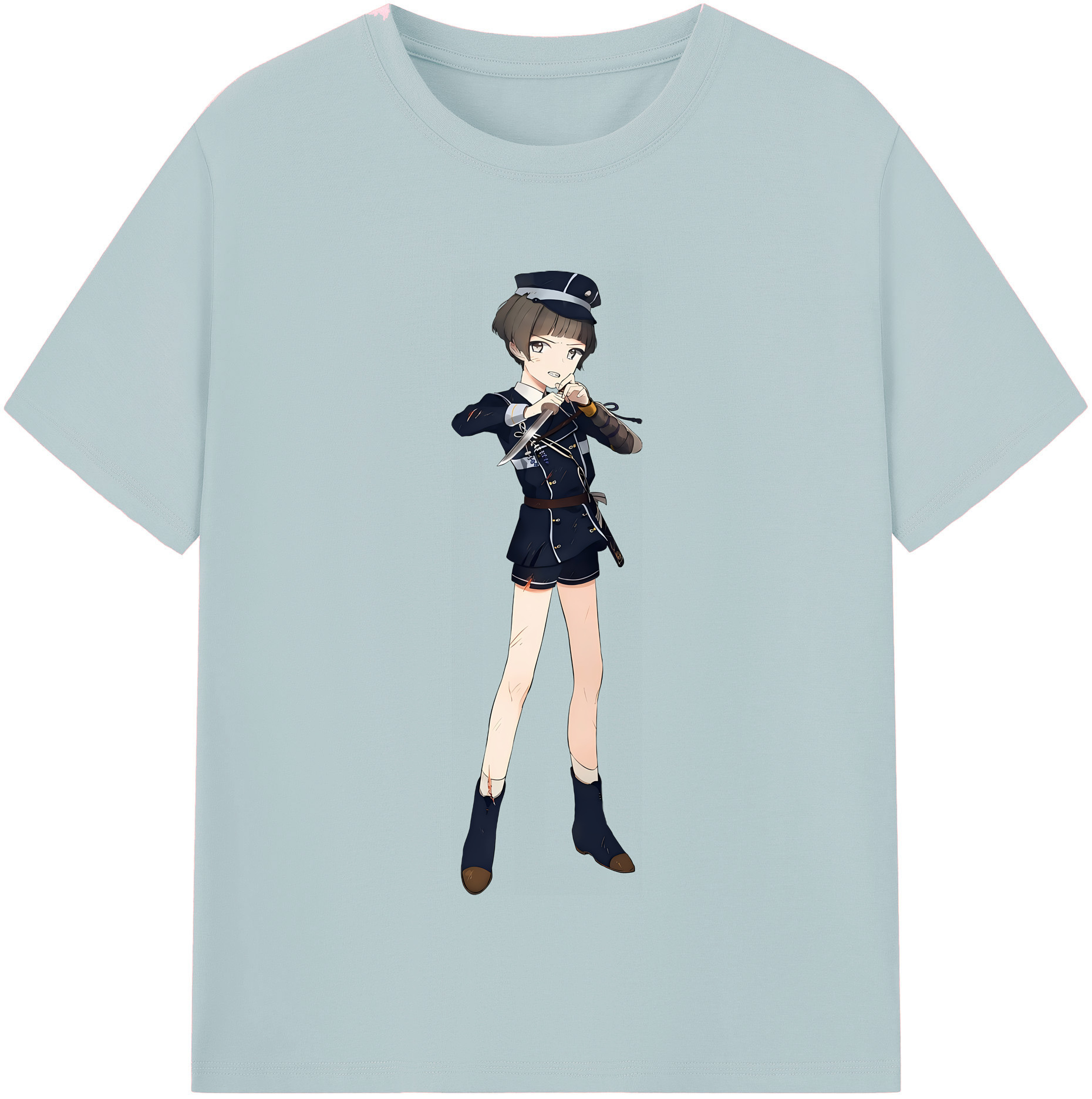 （画像用） 刀剣乱舞 Touken Ranbu 綿100％半袖Tシャツ（フロントプリント）